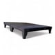 thumbnail image 2 of Base de Cama Europea 2 Plazas Dividida Felpa Negro, 2 of 3