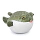thumbnail image 1 of Peluche de peluche con forma de pez globo, 18 cm, verde, para niños, 1 of 3