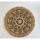 thumbnail image 1 of XmhyTop Juego de 6 Manteletes Redondos Artesanales Bohemio， Fibra de Yute Natural, Colores Negro y Natural, 38 cm, Estilo A, A, 1 of 5