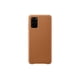thumbnail image 1 of Funda Trasera De Piel Para Galaxy S20+ Plus Color Marrón, 1 of 3