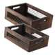 thumbnail image 5 of Cestas De Almacenamiento De 2 Piezas Organizador De Madera De Bandeja Para Escritorio De Escritorio De Restaurante, 5 of 5