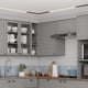 thumbnail image 2 of Mueble de Cocina Aéreo Esquinero Americana Gris Home Mobili, 2 of 3