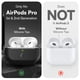 thumbnail image 2 of Funda KeyBudz para AirPods Pro, impermeable y con cierre, color negro carbón, 2 of 7