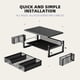 thumbnail image 3 of Organizador de Escritorio Simple Trending 2 Niveles Metal Negro, 3 of 3