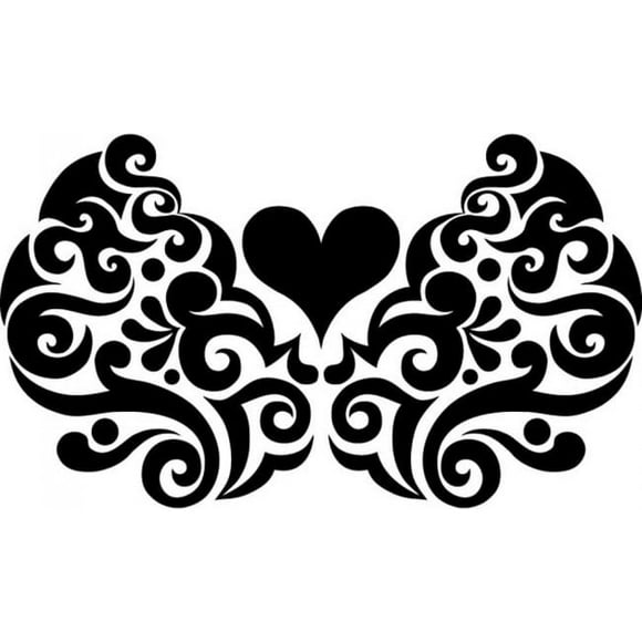 Decomural Heart Swirl Decorative Headboard WS-32854