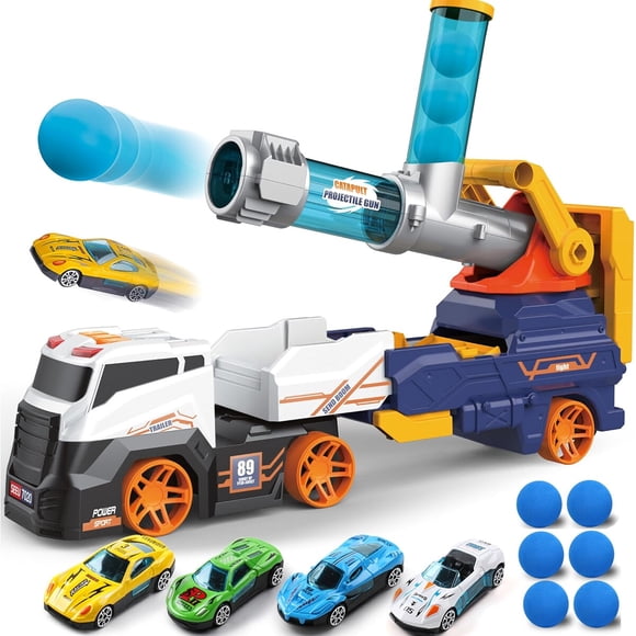 Juguete Camiaan Set 28 Piezas Lanzador Y Coches