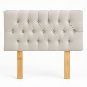 Ethan Desing - Respaldo De Cama 2 Plazas Color Gris Perla