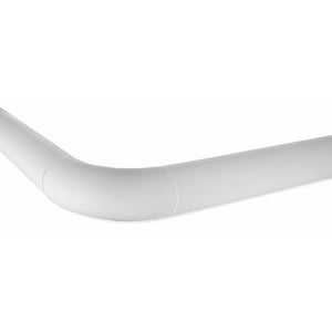 Barra Cortiña De Baño Microcontrol 75X180 Cm Blanco Dvp
