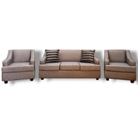 Muebles Duna - Juego De Living 3 1 1 Oslo Lino Gris Medio
