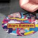 thumbnail image 4 of Hamburguesas de Bob Alfombra Redonda de Felpa Coral, Antideslizante, No Desprende Pelusas, Lavable y Duradera para Salón, Dormitorio y Habitación de Niños 60cm, 4 of 6