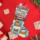 thumbnail image 4 of Gato Gruñón Tema: Calcetines de Navidad, fino lino blanco para colgar en escaleras y chimenea, decoración navideña para el hogar, regalo de Navidad. 54cm × 38cm, 4 of 5