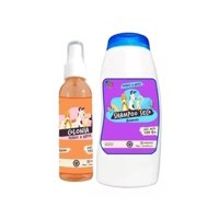 Mascokits - Kit Para Perro Y Gato Shampoo Seco + Colonia Durazno-Fruitilicious