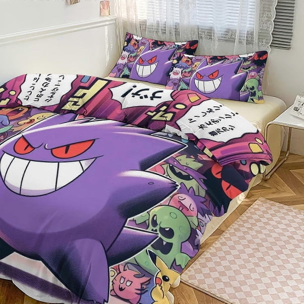 Juego De Ropa De Cama Con Estampado Ge_ngar Funda Nórdica Juego De 3 Piezas (funda Nórdica Y Fundas De Almohada) Para Mujeres Hombres Y Adolescentes