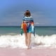 thumbnail image 2 of Turbo Toalla de playa de secado rápido con diseño temático, regalo para mujeres y niñas, ideal para cumpleaños, fans, amantes de la música, uso en la playa o al aire libre, 78 × 160 cm, 2 of 6