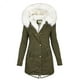 thumbnail image 1 of Abrigos de invierno para mujer Línea de abrigos Chaquetas de piel sintética Chaquetas de invierno para mujer, 1 of 5