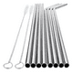 thumbnail image 1 of Set de bombillas de acero inoxidable, 8 unidades + 2 cepillos, 1 of 3
