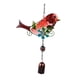 thumbnail image 5 of Decoración De Adorno Colgante De Pájaro De Carillón De Viento De Metal Para Jardín De Casa Rojo, 5 of 5