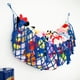 thumbnail image 3 of Almacenamiento de animales de relleno Red colgante o hamaca para animales de relleno Hamaca de juguete hecha a mano Organizador de hamaca de juguete de peluche (azul), 3 of 3