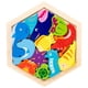 thumbnail image 4 of Rompecabezas De Madera Clasificación De Bloques De Apilamiento Juguete Educativo Vida Marina, 4 of 5