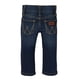 thumbnail image 4 of Botas Jeans Wrangler para bebés con cinco bolsillos, corte azul oscuro, 0-3 m, 4 of 5