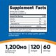 thumbnail image 3 of Suplemento Nutricost de ácido caprílico 1200 mg 120 cápsulas blandas, 3 of 3