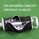 thumbnail image 4 of Bolsa recogedora de pelotas de golf HOW TRUE con mango de aluminio, capacidad para 70, 4 of 5