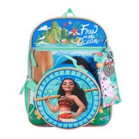 Mochila Bioworld Disney Princess Para Niñas Con Juego De 5 Piezas Azul