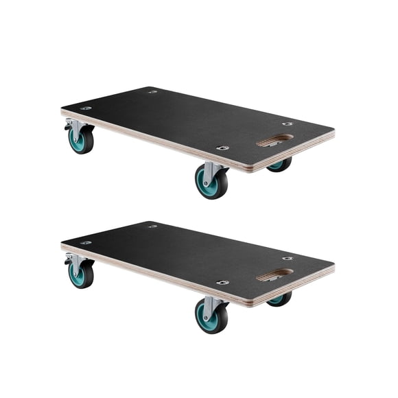 Furniture Dolly VEVOR, capacidad de carga de 250 kg con 4 ruedas silenciosas