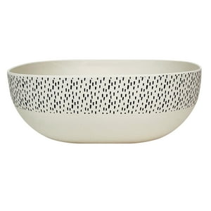 Decogreen - Bowl Biobamboo Cuadrado Puntos 20X8 Cm