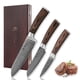 thumbnail image 1 of Juego de cuchillos de cocina Wakoli EDIB de 3 piezas de acero de Damasco VG10, 1 of 9