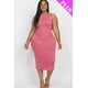 thumbnail image 3 of Vestido Largo con Espalda Abierta Cruzada en Talla Grande, 3 of 11