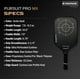 thumbnail image 5 of Pickleball Paddle Engage Pursuit Pro MX de fibra de carbono de 15,2 mm, 5 of 5