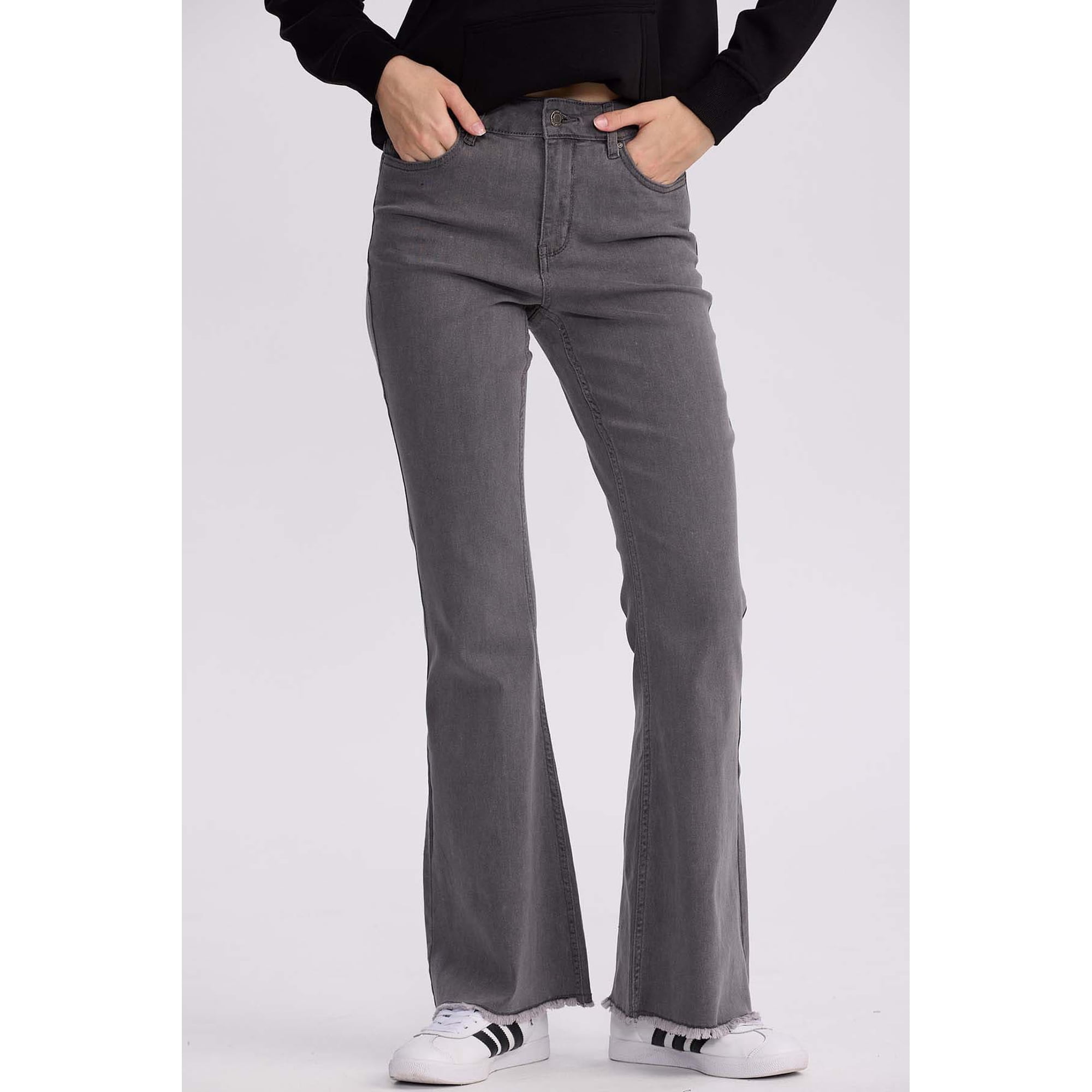 Fashionspark - Jeans Mujer Flare Monse Gris