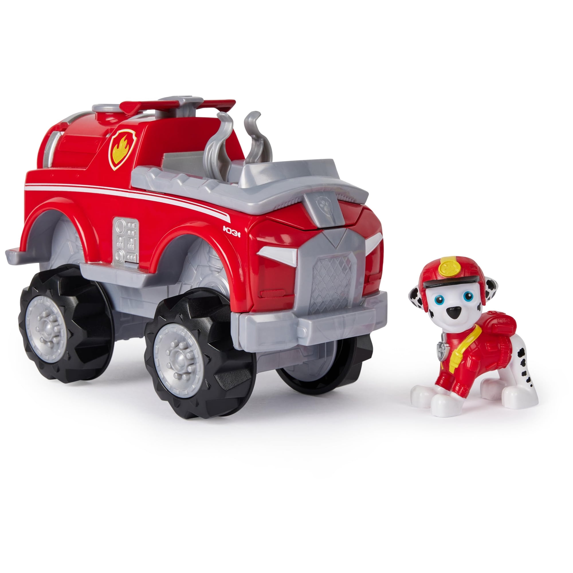 Camión De Juguete Paw Patrol Marshall Vehículo Elefante Con Figura