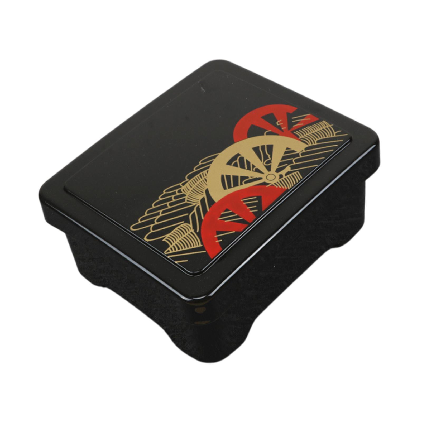 Magideal - Contenedor De Donburi Caja Don Con Cubierta De Contenedor De Almacenamiento De Alimentos 750 Ml Contenedor De Almuerzo Lunch Box Para Acampar De Sushi Patrón De Rueda