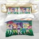 thumbnail image 5 of Chicas de Equestria Conjunto de sábanas temático, trío de piezas, cómodo y amigable con la piel, diseño único, regalo de decoración para el hogar para familiares, amigos y fans,140cm *210cm, 5 of 6