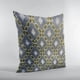 thumbnail image 3 of Almohada Velvet Majestic de Plutus Brands, azul, citrino y crema, 45 x 45 cm, 3 of 5