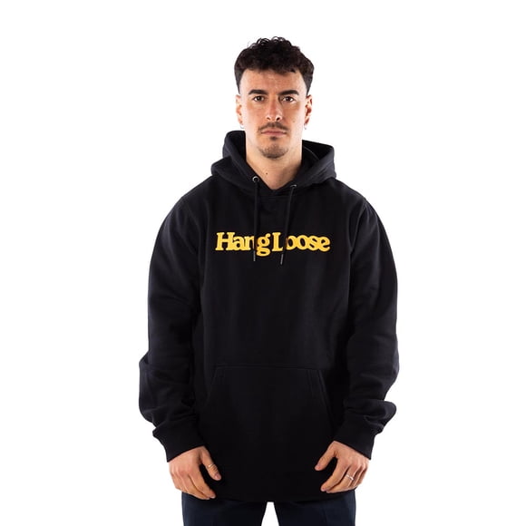 Polerón Hombre Hang Loose Hoodie Black Essencial