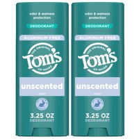 Desodorante Tom'S Of Maine, Sin Perfume, Sin Aluminio, 95 Ml (Paquete De 2)