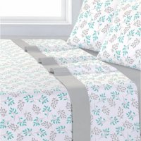 Sabana Andes Estampada 180 Hilos Ramas 107 1.5 Plaza