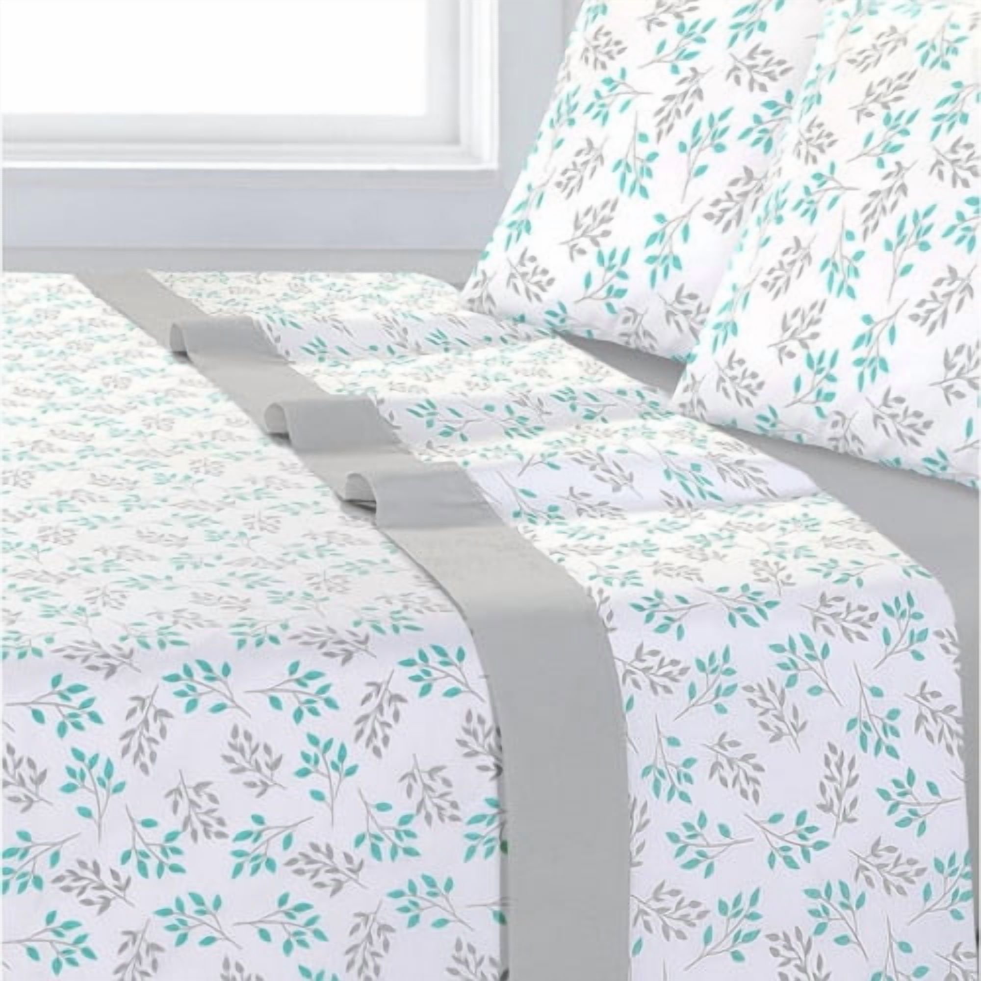 Sabana Andes Estampada 180 Hilos Ramas 107 1.5 Plaza