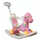 thumbnail image 1 of Caballito Mecedor Infantil con Ruedas Rosado, 1 of 3