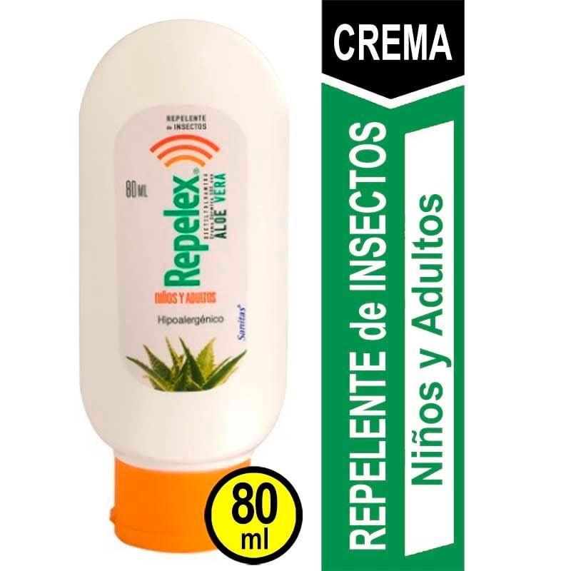 Repelex - Repelente De Insectos Crema Tópica Con Aloe Vera