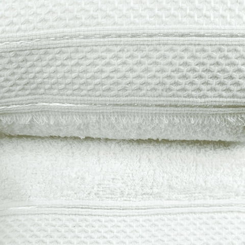 Set 3 Toallas De Rostro Dry Alice Blanco Teka