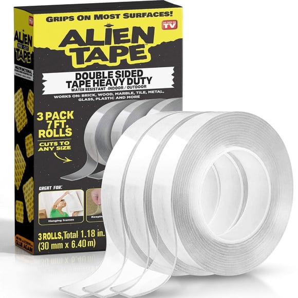 Cinta Doble Cara Bell+Howell Alien Tape Transparente 6.4 m