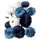 thumbnail image 4 of 12x Calabazas De Terciopelo Calabazas Artificiales Para La Decoración Del Festival De Otoño Azul, 4 of 5