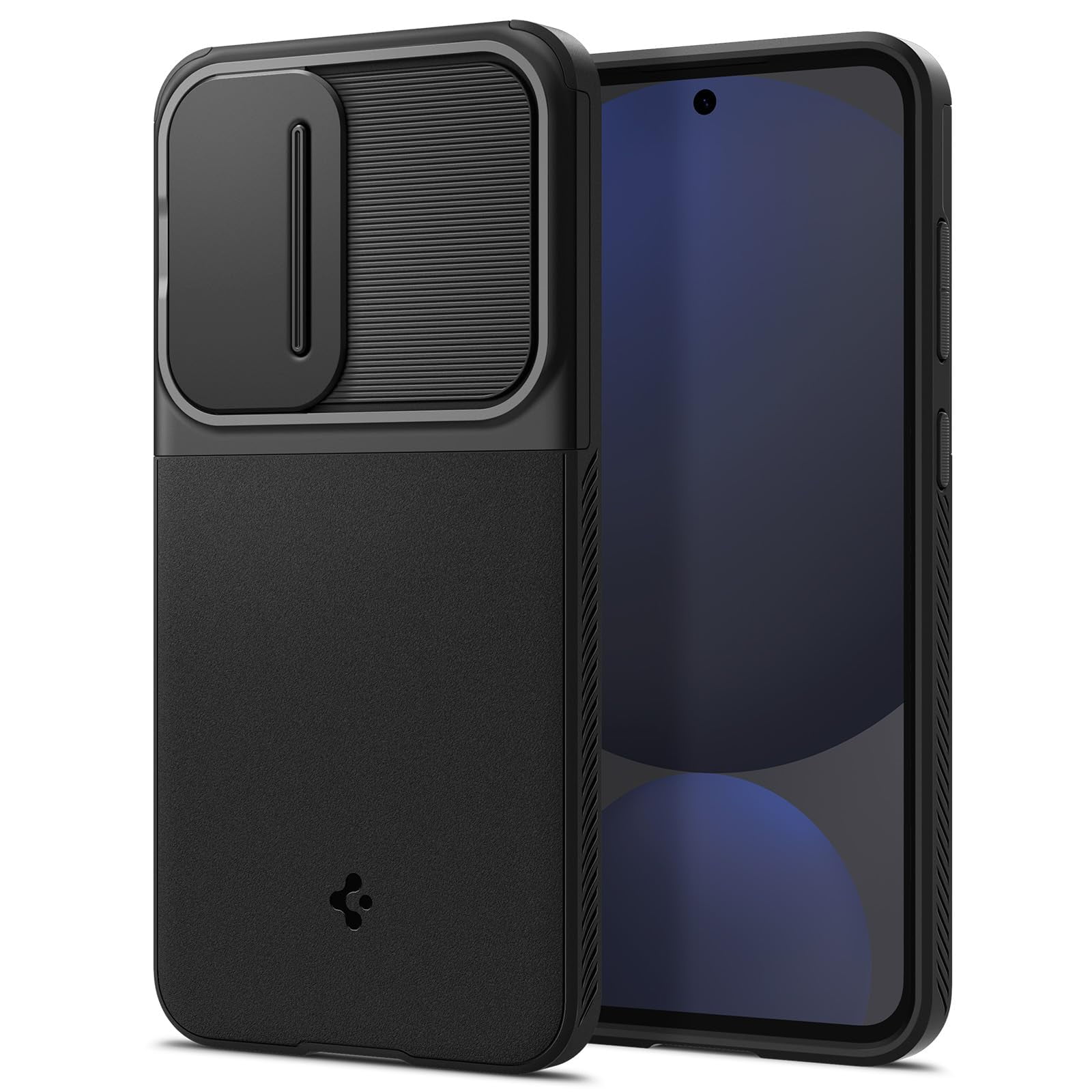 Funda Spigen Optik Armor Para El Galaxy S24 Fe 2024, Color Negro