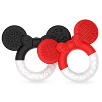 Juguetes De Dentición Mr.Timelag Para Bebés De 3 A 6 Y 6 A 12 Meses (Paquete De 2)