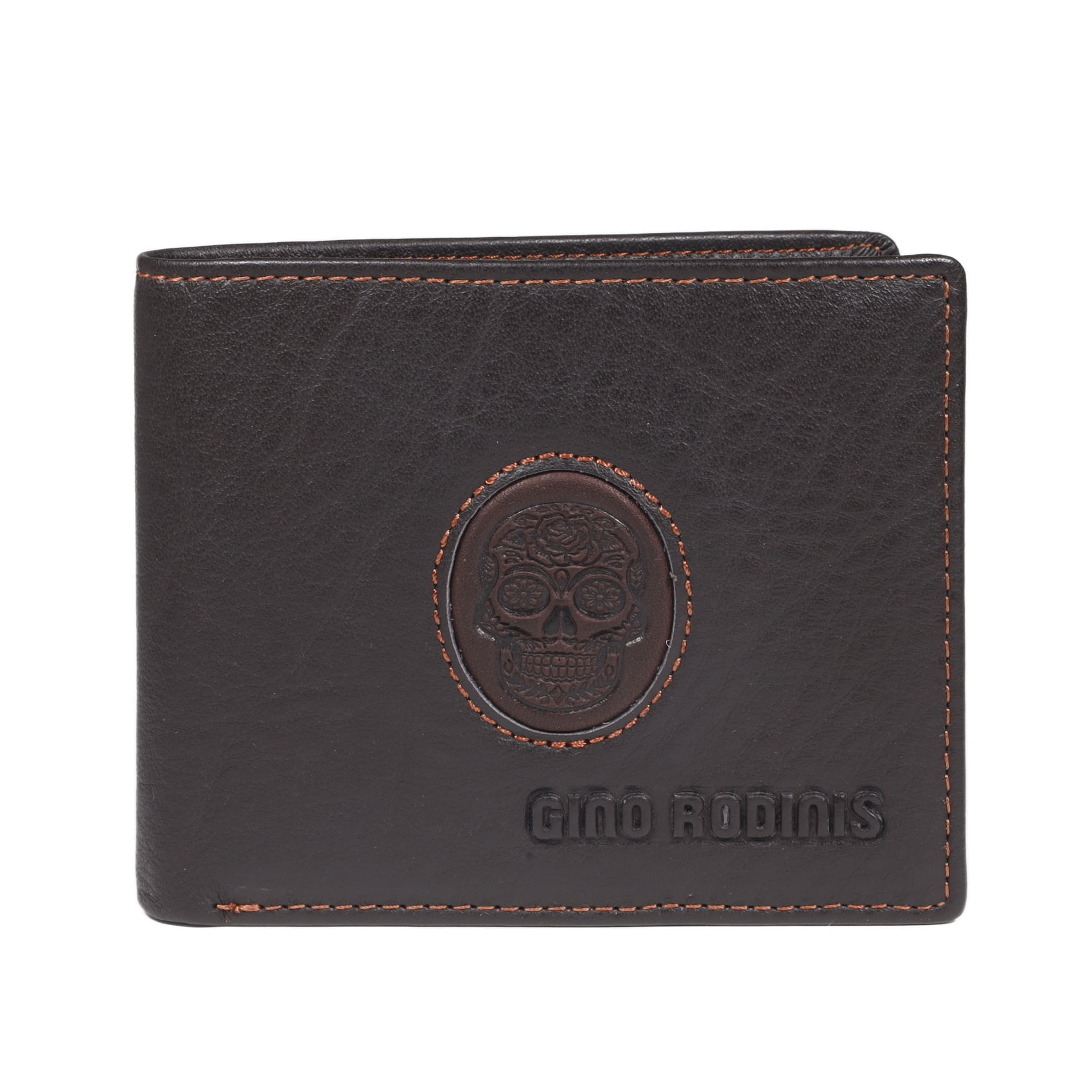 Gino Rodinis - Billetera De Hombre Étnica 932 | Calavera