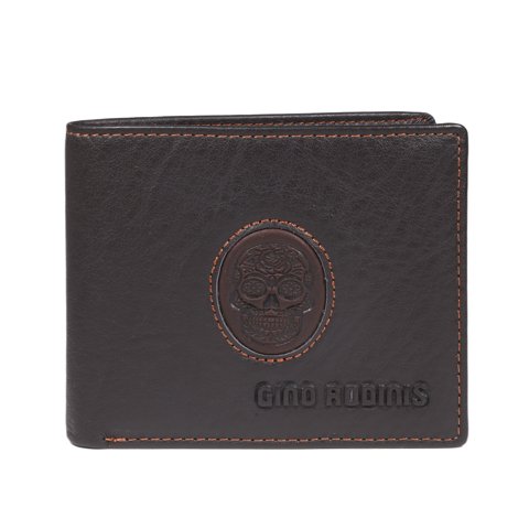 Gino Rodinis - Billetera De Hombre Étnica 932 | Calavera